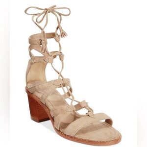 Frye Brielle Gladiator Strappy Suede Sandals